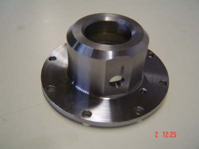 Flansch f�r Zylinder